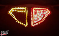 tst led integrated sequential tail light ducati 848 1098 1198