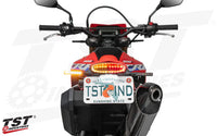 tst led integrated tail light fender eliminator system honda crf300l rally 2021