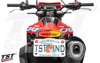 tst led integrated tail light fender eliminator system honda crf300l rally 2021