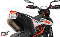 tst led integrated tail light fender eliminator system ktm 690 smc r enduro