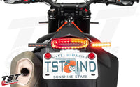 tst led integrated tail light fender eliminator system ktm 690 smc r enduro