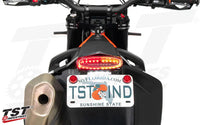 tst led integrated tail light fender eliminator system ktm 690 smc r enduro