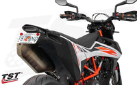tst led integrated tail light fender eliminator system ktm 690 smc r enduro