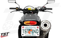tst led integrated tail light fender eliminator system suzuki dr650 2001
