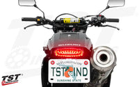 tst led integrated tail light fender eliminator system suzuki dr650 2001