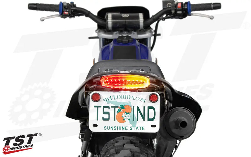 tst led integrated tail light fender eliminator system yamaha tw200 1987