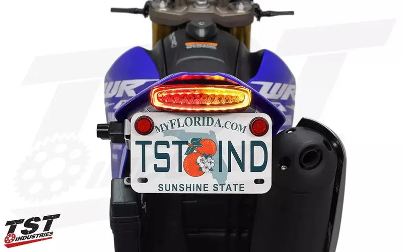 tst led integrated tail light fender eliminator system yamaha wr250r