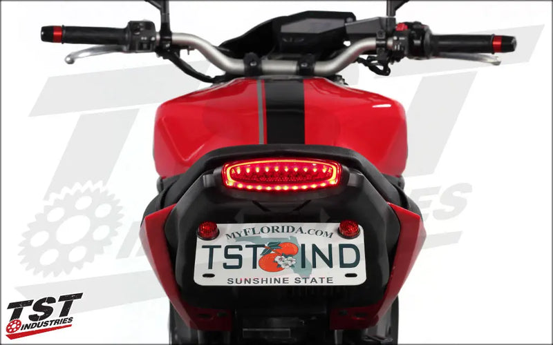 tst led integrated tail light yamaha fz 09 mt 09 2014 2016