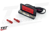 tst led low profile universal fit license plate light