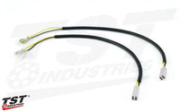 tst led rear pod turn signal bundle kawasaki