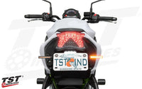 tst led rear pod turn signal bundle select kawasaki motorcycles