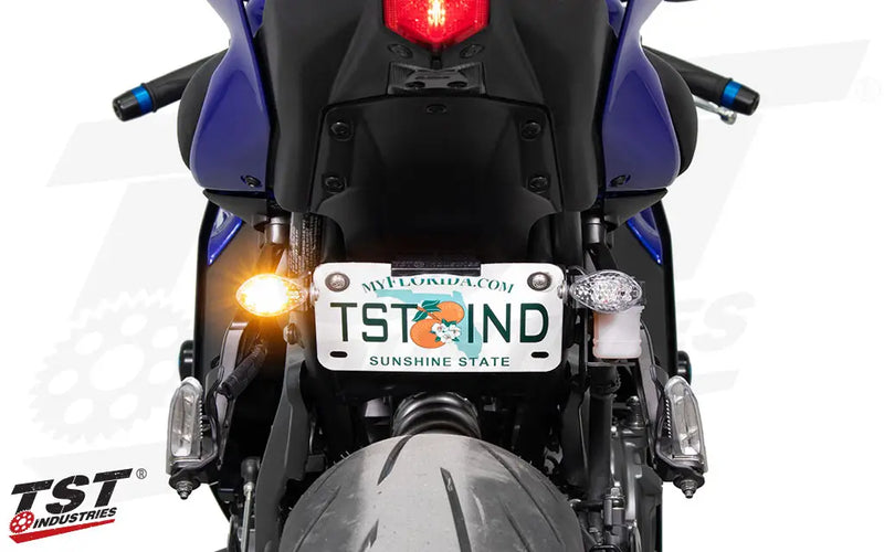 tst low profile led rear turn signal kit yamaha yzf r7 2022