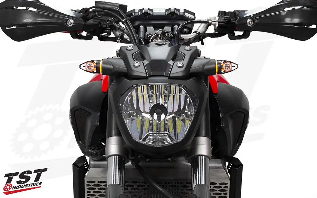 TST MECH-GTR Front LED Turn Signals Select FZ/MT Yamaha Models