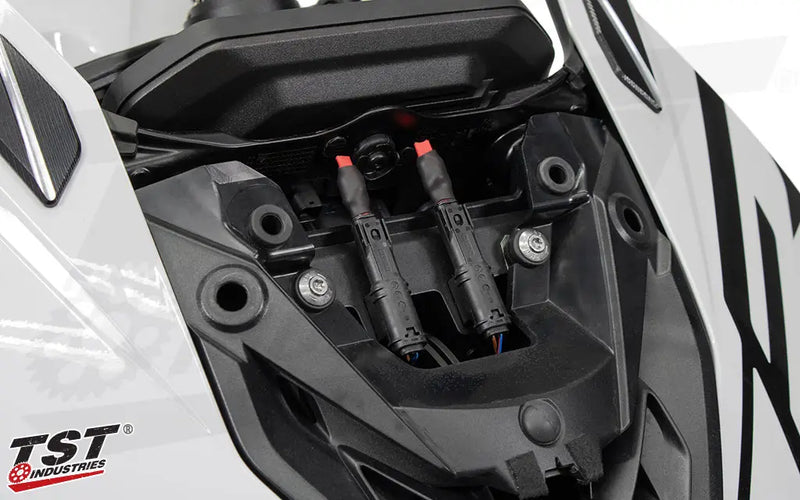 tst mirror turn signal delete plug kit bmw s1000rr 2020