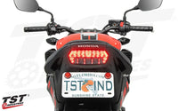 tst programmable sequential led integrated tail light honda cb650f cbr650f