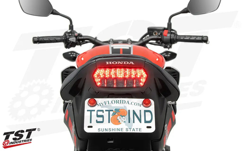 tst programmable sequential led integrated tail light honda cb650f cbr650f