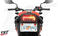 tst programmable sequential led integrated tail light honda cb650f cbr650f