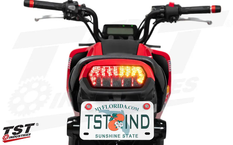 tst programmable sequential led integrated tail light honda grom 2022