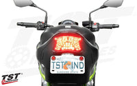 tst led integrated tail light kawasaki ninja 650 z650 z900 zh2
