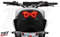 tst programmable sequential led integrated tail light yamaha fz 09 mt 09 2017 2020