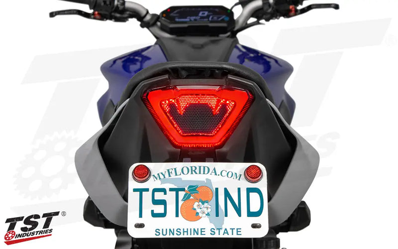tst programmable sequential led integrated tail light yamaha mt 07 2021