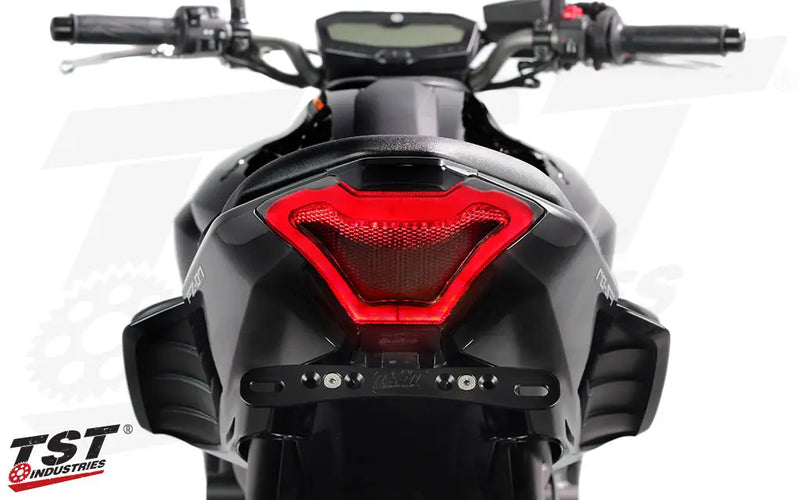 tst programmable and sequential led tail light yamaha mt 03 2020 yzf r3 2015 fz 07 2015 2017