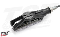 tst quadrix d integrated sequential led rear pod turn signals