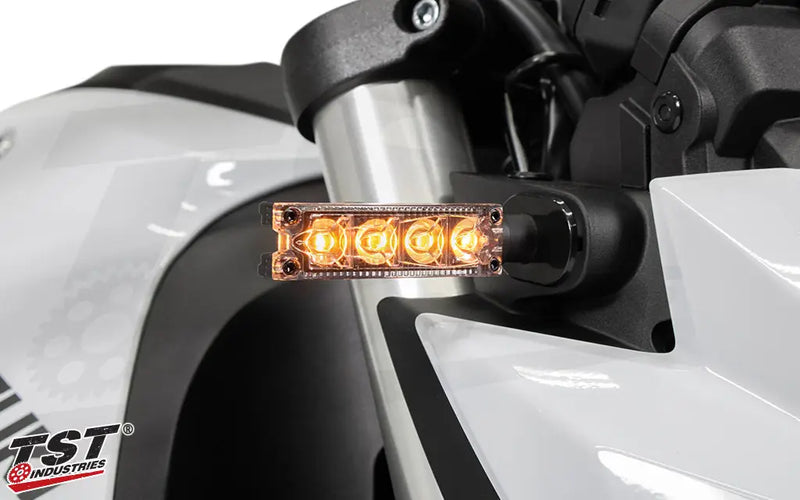 tst quadrix sequential led pod turn signals