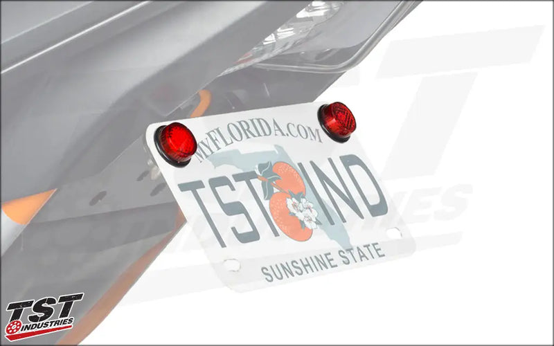 tst reflective license plate mounting hardware