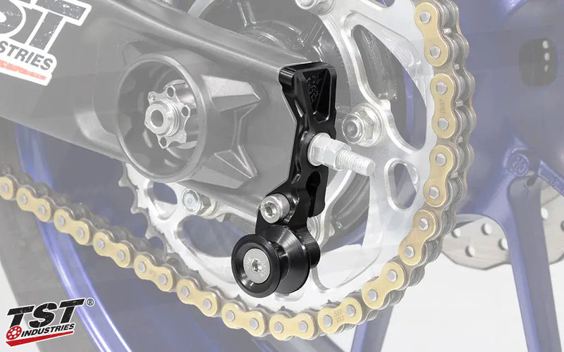 tst spooled captive chain adjusters yamaha fz 07 mt 07 xsr700 yzf r7