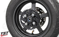 tst worx 420 lightweight aluminum rear sprocket honda grom monkey super cub