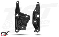 tst worx adjustable rearset bracket kawasaki ninja 400 2018