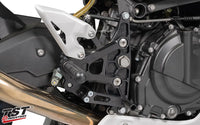 tst worx adjustable rearset bracket kawasaki ninja 400 2018
