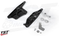 tst worx adjustable rearset bracket kawasaki ninja 400 2018