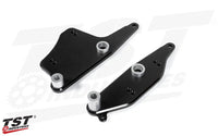 tst worx adjustable rearset bracket kawasaki ninja 400 2018