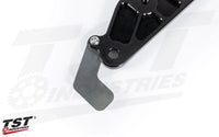 tst worx adjustable rearset bracket kawasaki ninja 400 2018