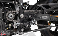 tst worx adjustable rearset bracket kawasaki ninja 400 2018
