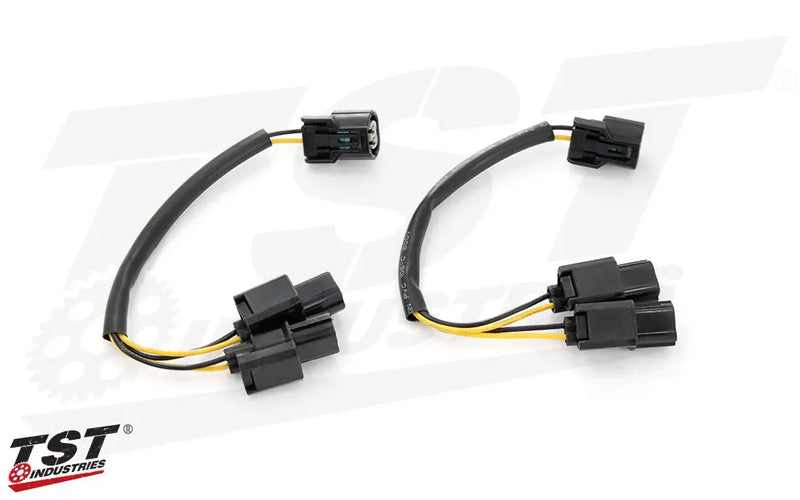 tst y style signal harness splitter select kawasaki motorcycles