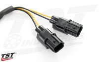 tst y style signal harness splitter select kawasaki motorcycles