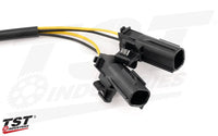 tst y style signal harness splitter select yamaha motorcycles