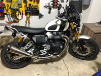 zard exhaust full system 2 1 triumph scrambler 1200