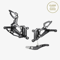 bonamici motorcycle rearsets yamaha yzf r1 2004 2006