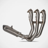 zard exhaust 1 2 link pipe triumph speed triple 1200 rs rr 2021 stainless steel