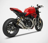 zard exhaust full system ducati monster 1200 r 2016 2019