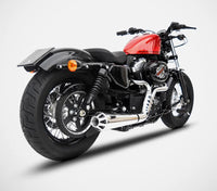 zard exhaust 2 1 conical full system harley davidson sportster 2003 2013