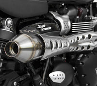 zard exhaust 2 1 conical high system triumph street scrambler 2017 2019