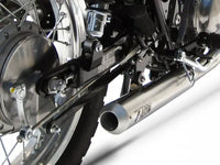zard exhaust 2 1 cross version full system kawasaki w800 2010 2017