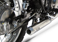 zard exhaust 2 1 cross version full system kawasaki w800 2010 2017