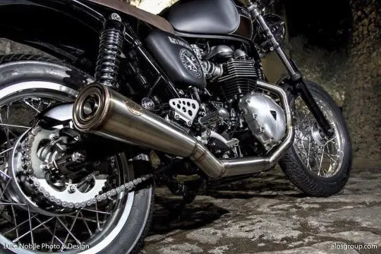 zard exhaust 2 1 full system bad child triumph scrambler thruxton bonneville 2016