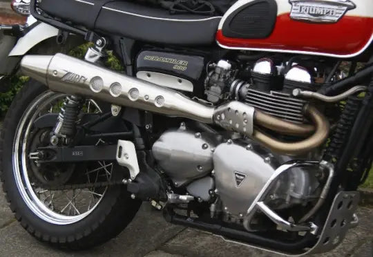 zard exhaust 2 1 full system conical high mount triumph scrambler 2016